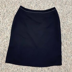 Navy Pencil Skirt, Size 12P